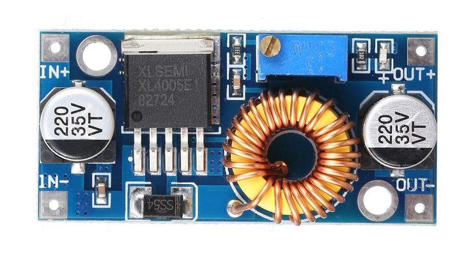 Spanningsregelaar module DC-DC step-down 4-38V naar 1