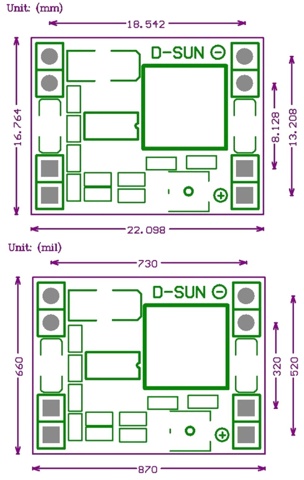 Spanningsregelaar module DC-DC step-down 4