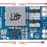 Spanningsregelaar module step-down DC-DC mini560 afmetingen