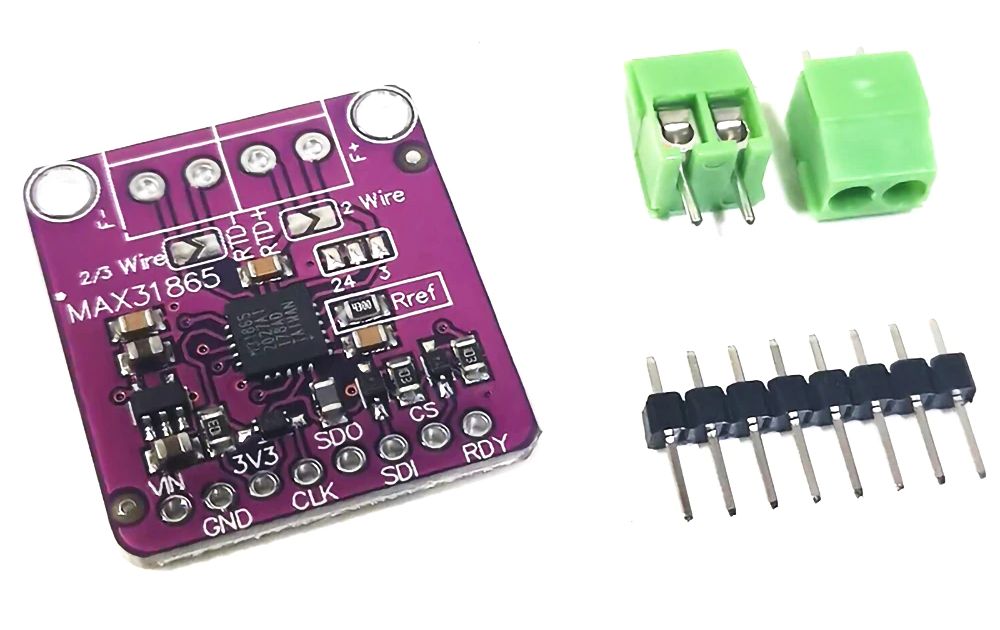 Temperatuur sensor module RTD-to-Digital PT100 PT1000 met MAX31865 chip 03