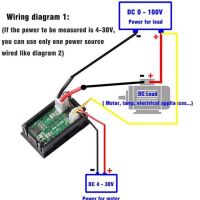 Voltmeter en Amperemeter 0-100V 0-10A segment display 0