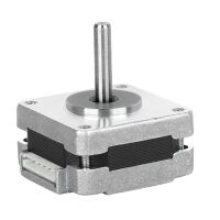 Stappenmotor 0.12 kg/cm 1.8° 0.4A NEMA17 met ronde as 17HS08-10004S