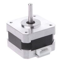 Stappenmotor 1.2 kg/cm 1.8° 0.6A NEMA17 met ronde as 17HS2408