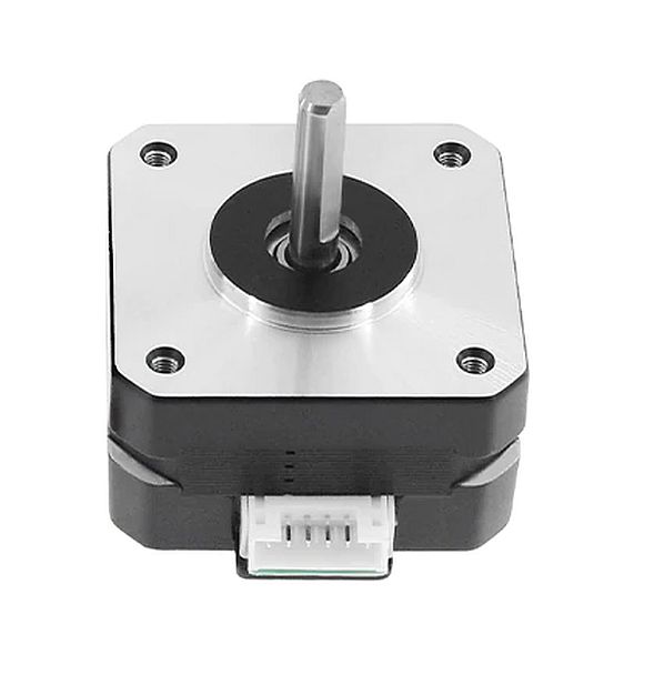 Stappenmotor 1.3 kg/cm 1.8° 1.0A NEMA17 met D-as 17HS4023