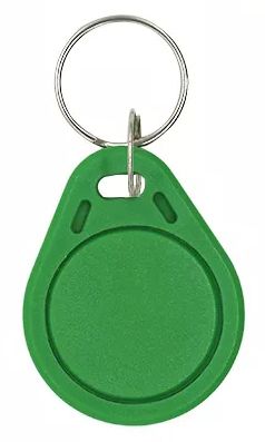 NFC RFID sleutelhanger tag Mifare Classic 1K 13.56 MHz ISO14443A GEN1 groen