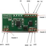 RFID IC Card Sensor 125Khz Module met antenne UART RDM6300 pinout