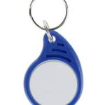 NFC RFID sleutelhanger tag Mifare Classic 1K 13.56 MHz ISO14443A GEN1 blauw-wit