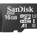 Geheugenkaart Micro SD-Card SDHC 16GB Klasse 10 UHS-1 U1 A1 INDUSTRIAL NAND (SanDisk EDGE)