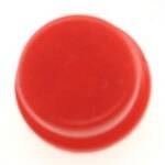 Cap voor 12×12 micro drukknop schakelaar rond Rood