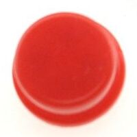 Cap voor 12x12 micro drukknop schakelaar rond Rood