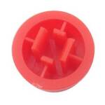 Cap 12×12 micro drukknop schakelaars rond rood onderkant