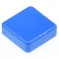 Cap voor 12x12 micro drukknop schakelaar vierkant Blauw