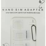 Simkaart adapter 4-in-1 voor micro en nano sim