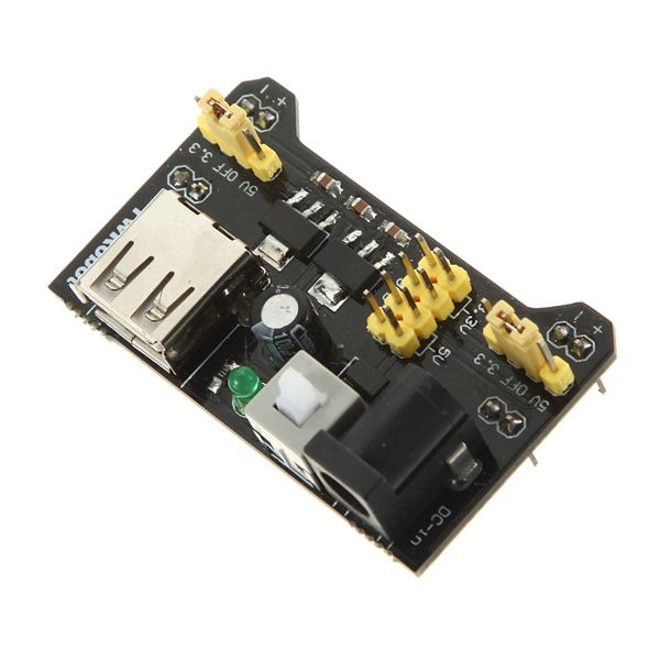 Breadboard Voeding module USB-A-Power plug (3