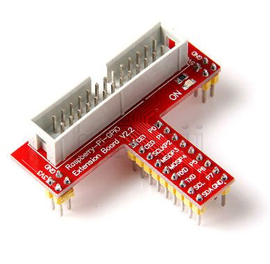 Raspberry Pi GPIO T-Adapter 26 pins voor bread board