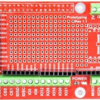 Raspberry Pi 2 Model B prototyping shield bovenkant