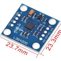 3-Axes Gyroscope Angular Rate Sensor Module L3G4200D GY-50 afmetingen