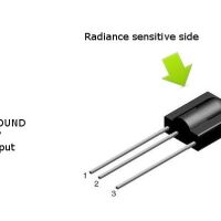 Infrarood ontvanger 38 KHz TSOP31238 pinout