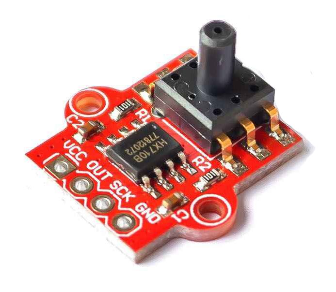 Luchtdruk sensor tot 0.4 Bar 40 KPa 6 PSI module MPS20N0040D-D