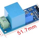 Stroommeter sensor module AC 2mA digitaal ZMPT101B afmetingen