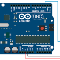 Temperatuur sensor DS18B20 (Dallas) schema arduino