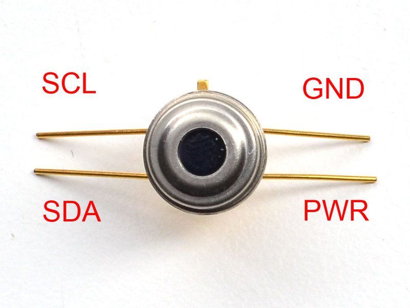 Thermometer IR contactloos SPI 5v (MLX90614) pinout