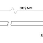 Vloeistof sensor capacitief JST-XH 3-pin connector XKC-Y21 afmetingen
