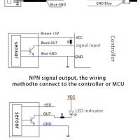 Vloeistof sensor capacitief JST-XH 3-pin connector XKC-Y21 pinout