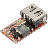 Spanningsregelaar module DC-DC step-down 6-24V naar 5V 3A USB-A