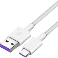 USB-A male naar USB-C male kabel wit paars 02