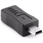 USB-micro female naar USB-mini male verloop adapter