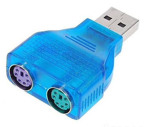 USB 2.0 naar PS2 Adapter