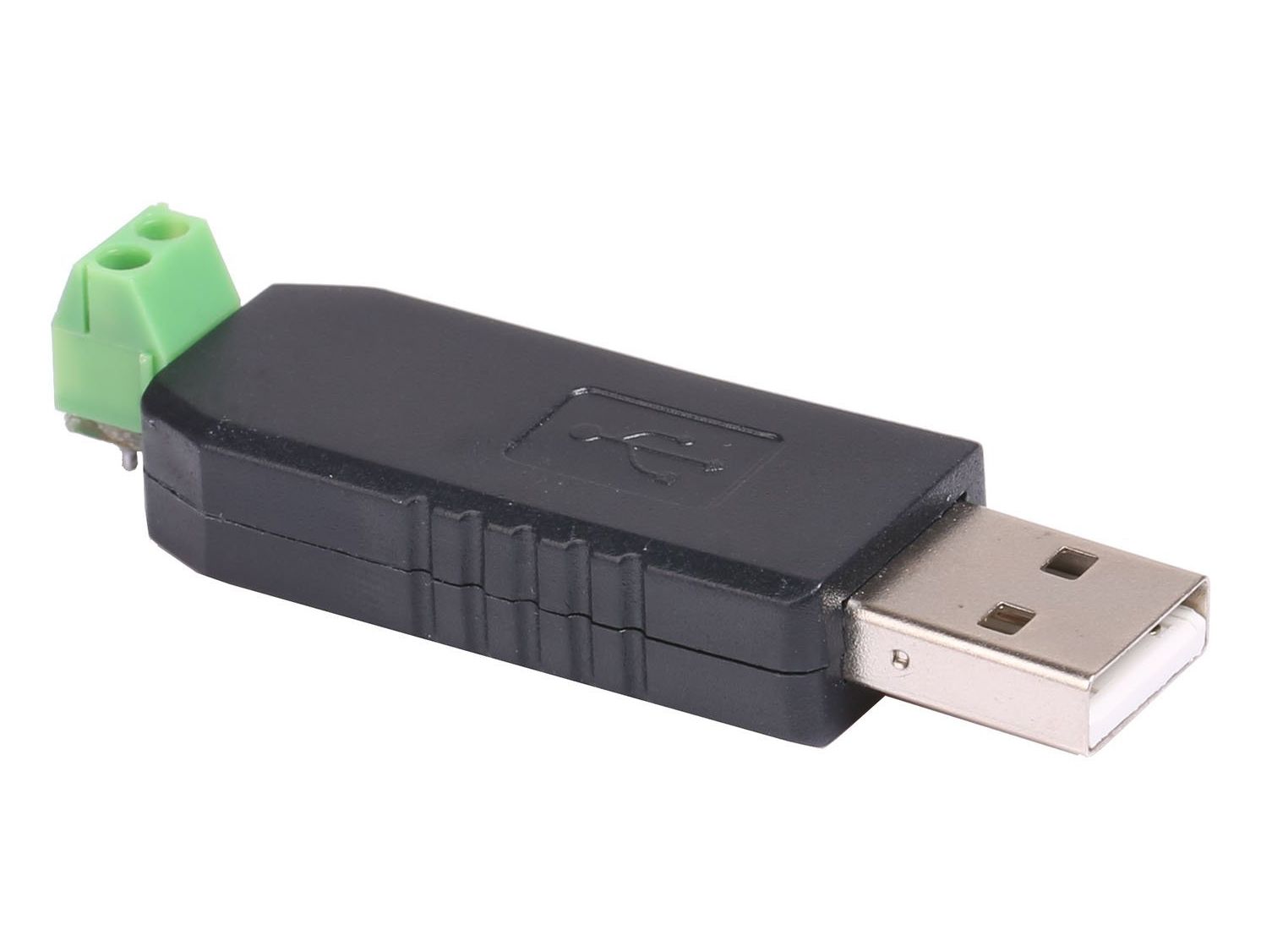 RS485 USB-A 2.0 Adapter 2-Pin met CH340 USB chip en MAX485