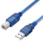 USB-A male naar USB-B male kabel 30cm blauw 02
