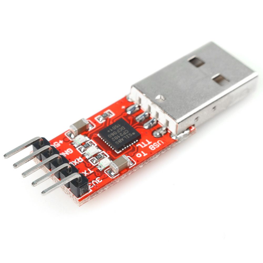 USB-A naar serieel TTL/UART met CP2102 USB chip