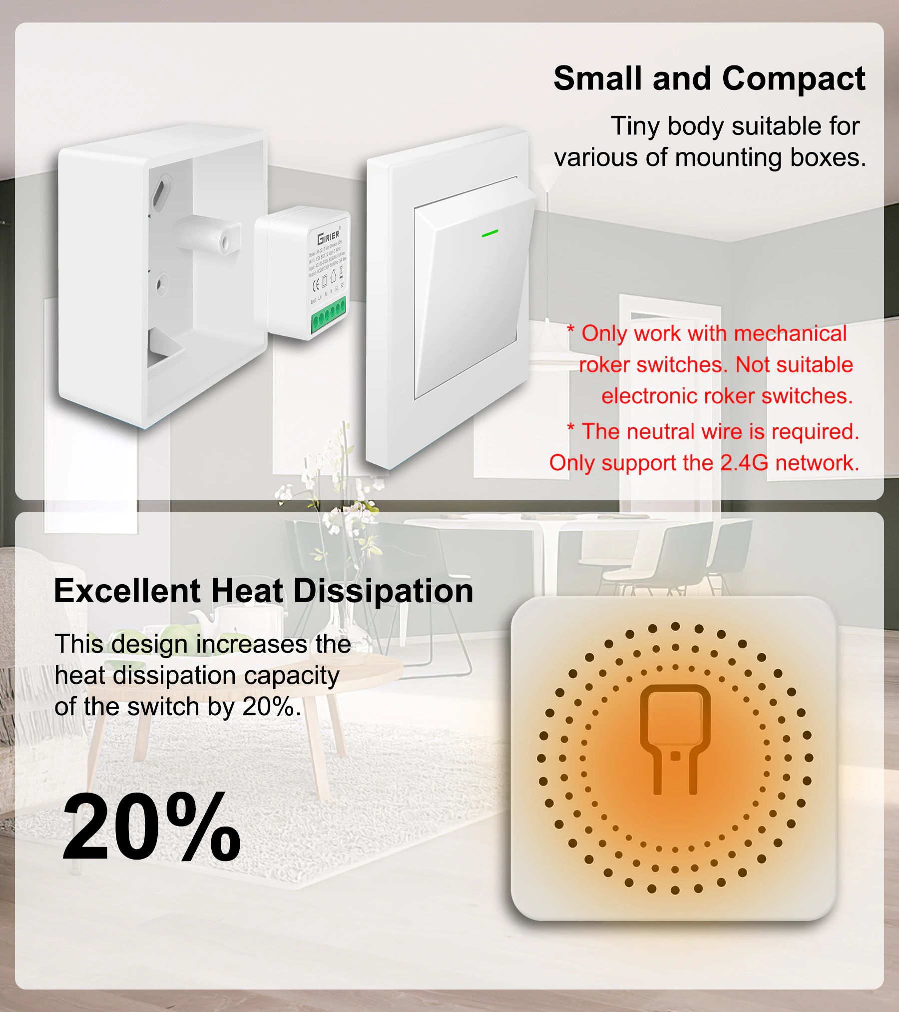 TUYA Smart Light Switch Module 2