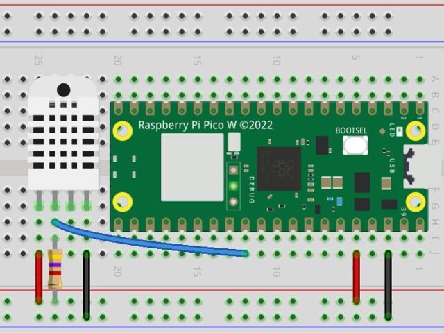 DHT11/DHT22 - RPI Pico - DomoticX
