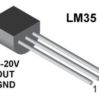 Temperatuur sensor LM35 pinout