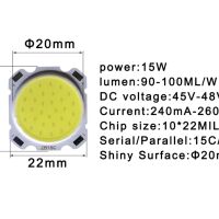 Power LED SMD 15W 2B15C SMT2820 koud wit 6000-6500K - Afbeelding 4