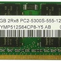 DDR2 SO-DIMM 1GB 667Mhz-PC5300 / Hynix HYMP112S64CP8-Y5 (2e kans)