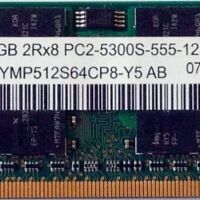 DDR2 SO-DIMM 1GB 667Mhz-PC5300 / Hynix HYMP512S64CP8-Y5 (2e kans)