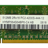DDR2 SO-DIMM 512MB 533Mhz-PC4200 / Hynix HYMP564S64BP6-C4 (2e kans)
