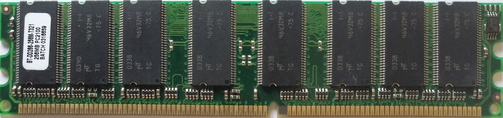 DDR 256MB 266Mhz-PC2100 / Samsung BT-DD266-256M-T321 DDR 256MB 266Mhz-PC2100 / Samsung BT-DD266-256M-T321
