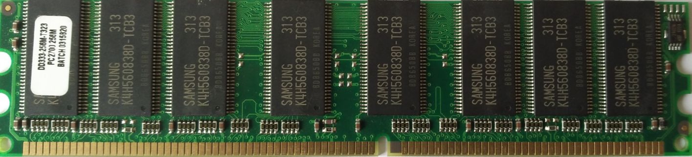 DDR 256MB 333Mhz-PC2700 / Samsung DD333-256M-T323 DDR 256MB 333Mhz-PC2700 / Samsung DD333-256M-T323