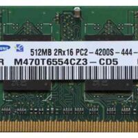 DDR2 SO-DIMM 512MB 533Mhz-PC4200 / Samsung M470T6554CZ3-CD5 (2e kans)