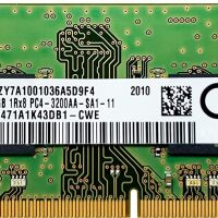 DDR4 SO-DIMM 4GB 3200Mhz-PC25600 PC4-3200 / Samsung M47A1K43DB1-CWE (2e kans)