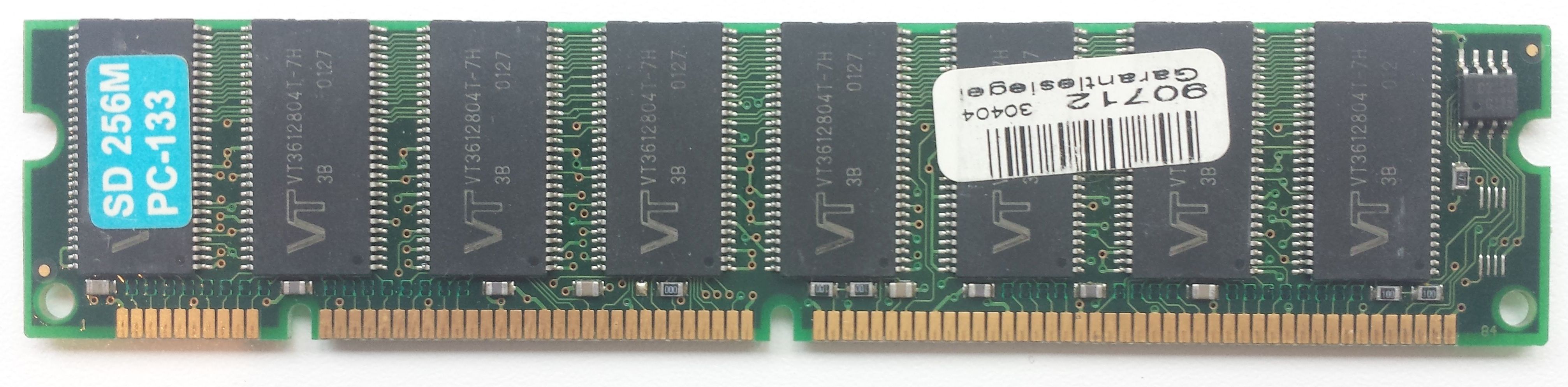 SDRAM 256MB 133Mhz / Merkloos