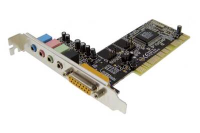 Geluidskaart C-Media E3DX 4-channel HSP56 PCI Gameport CMI8738 SD-CM8738-4C 01