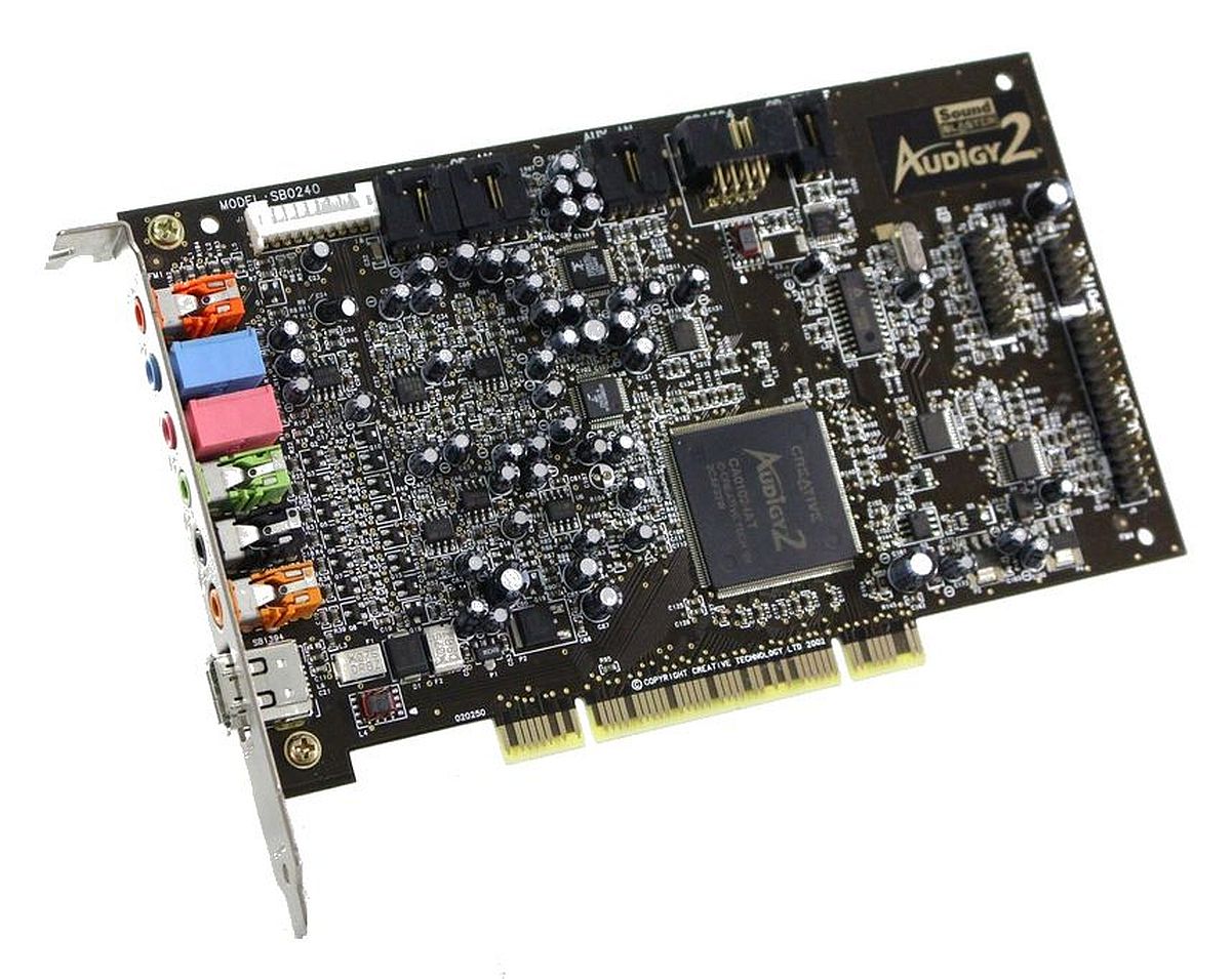Geluidskaart Creative Labs Sound Blaster Audigy2 PCI 7.1 Surround Firewire Gameport SB0240 Geluidskaart Creative Labs Sound Blaster Audigy2 PCI 7.1 Surround Firewire Gameport SB0240