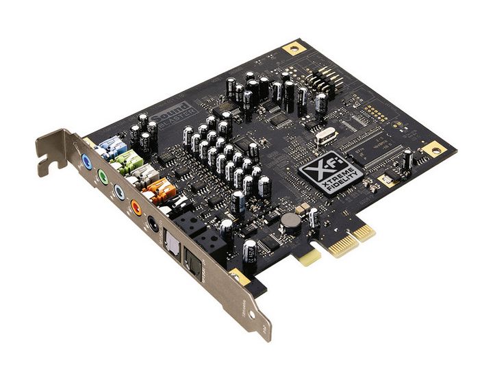 Geluidskaart Creative Labs Sound Blaster X-Fi Xtreme Fidelity PCIe 7.1 Digital Surround SB0880